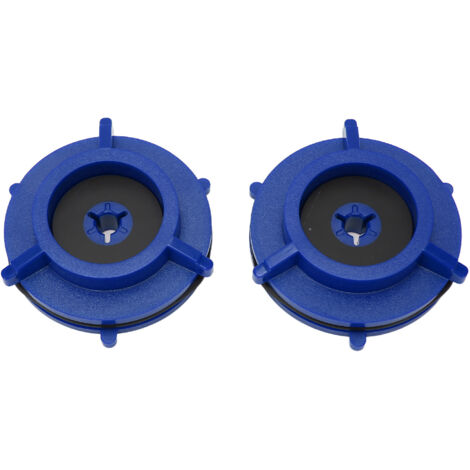Paar NAB-Adapter für Revox Akai Tonbandgeräte, mit Gummidichtungen für professionelle Spulen.