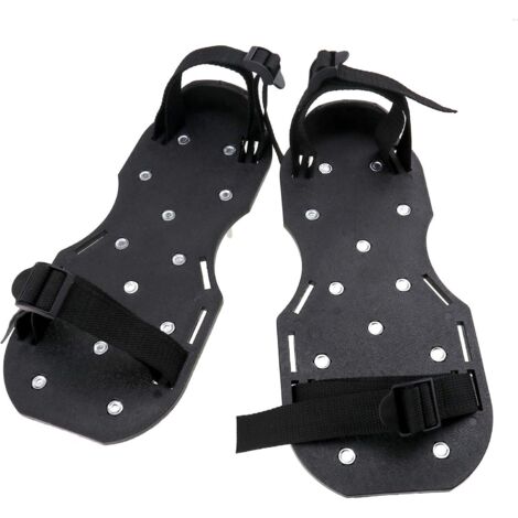 Paar Rasenbelüfterschuhe mit Spikes – 30 x 13 cm – Belüftungssandalen – Nagler – Rasenbelüfter – verstellbare Riemen mit Metallschnallen