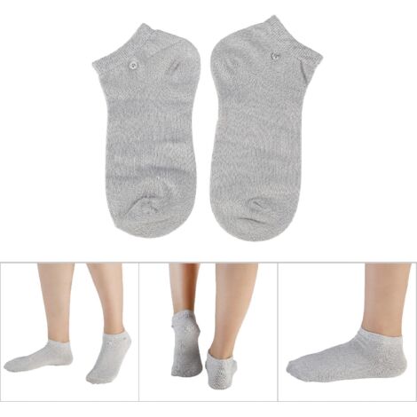 Paar schmerzlindernde Massagesocken mit Elektroden – kurze Ausführung für Physiotherapie
