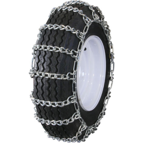 Paar Schneeketten für Rasentraktorreifen 18x8.50-8
