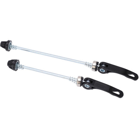 Paar Schnellspannachsen für Vorder- und Hinterräder, Fahrradwerkzeug, Schwarz