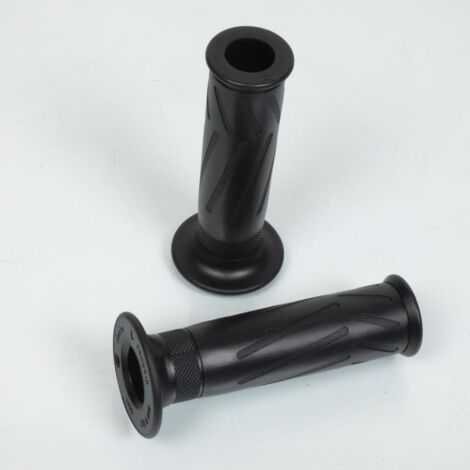 Paar schwarze Domino-Griff offene Spitze Typ Roller Yamaha