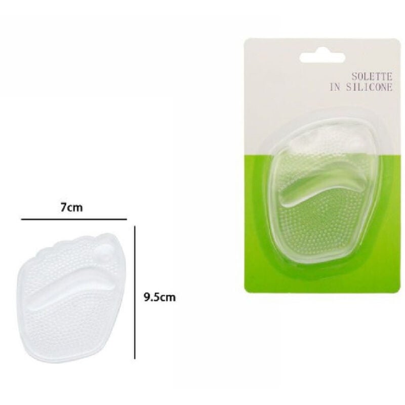 Image of Trade Shop - PAAR SILIKON-GEL-EINLAGEN WEICHE PFLEGE EINLEGESOHLE SCHUTZ 9,5X7CM 67286 -