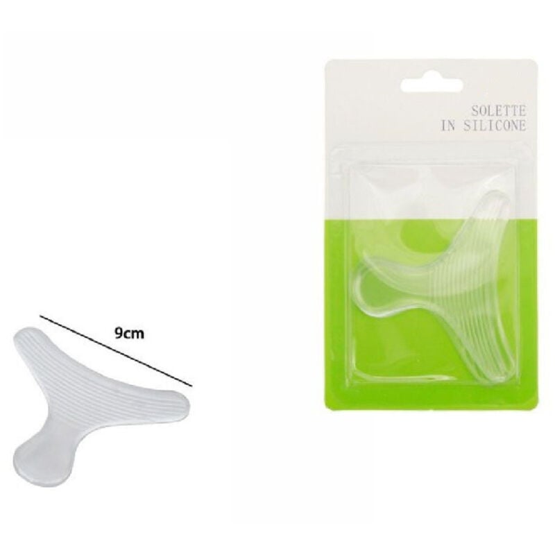 Image of Trade Shop Traesio - Trade Shop - paar weiche silikongel-einlagen pflege fussbettschutz 9CM 67281 -