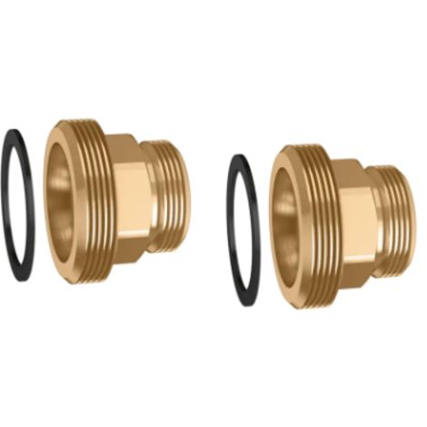 Paar Stopfen mit Dichtung Caleffi 559002  1 1/2"M