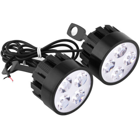 Paar universelle LED-Motorradscheinwerfer, Nebelscheinwerfer, Projektorlampen