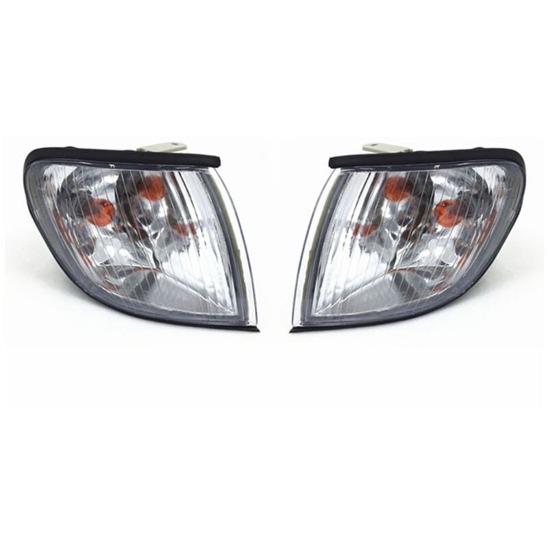 Image of Tlily - Paar Vordere Ecke Licht Blinker Lampe für H1 Starex 1995-2005 Weiß