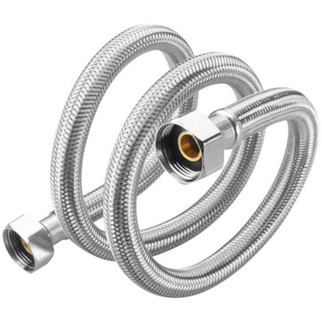 PAARFLEXIBLESCHLÄUCHE40CMWARM-UNDKALTWASSERROHREBOILER1/2X1/2DGO-171