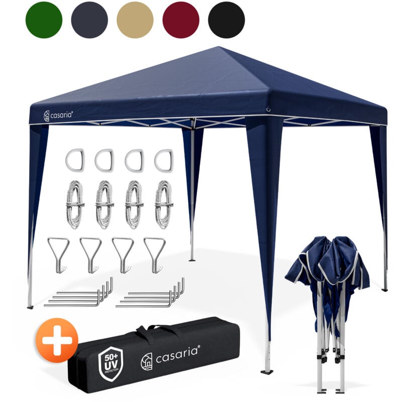 

Carpa plegable pabellon de jardin cenador Capri 3x3m de jardín impermeable para eventos exterior Azul claro - Azul claro - Deuba