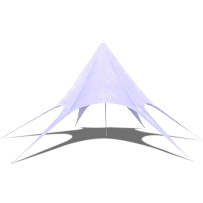 

Cenador Hexagonal Star Garden Pavilion 14 m - Blanco - Vidaxl