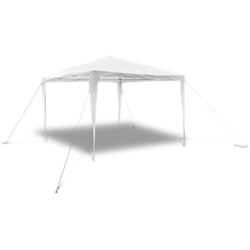 

Carpa cenador de jardín techo de pirámide 3x3 m - Blanco - Vidaxl