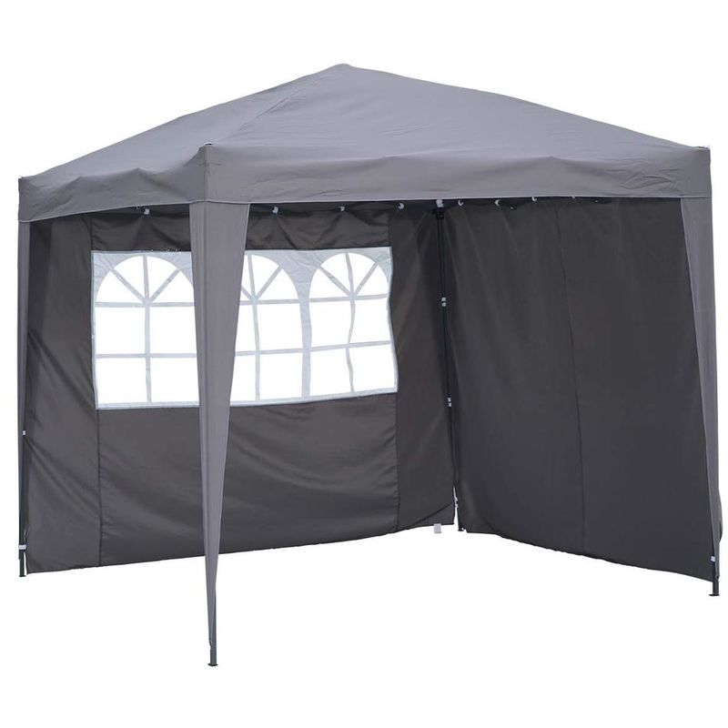 

Pabellón Pop-Up Plegable 2.5*2.5m Gris - Angel Living