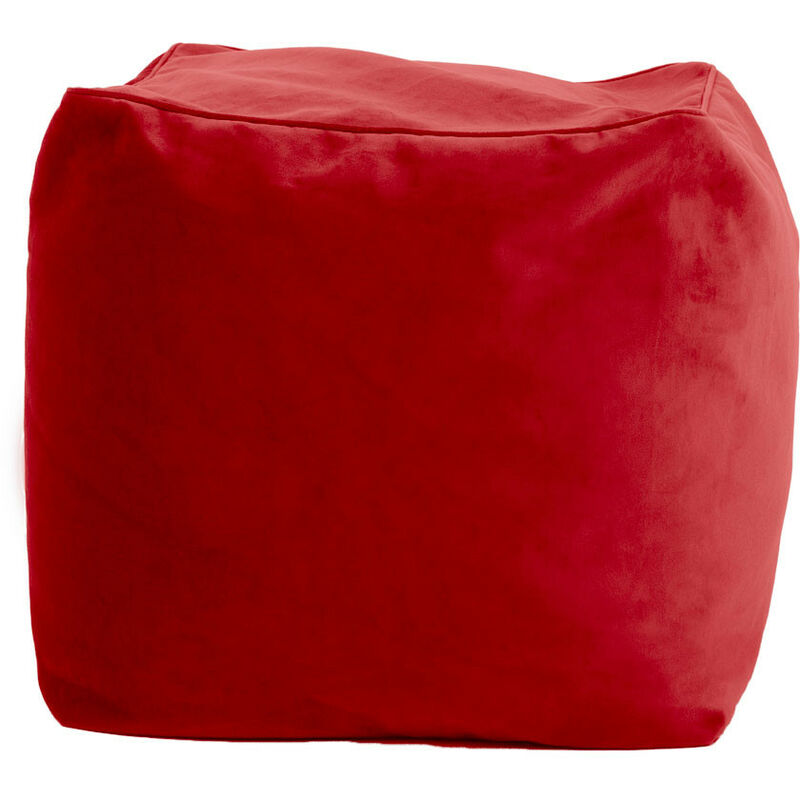 Pablo velvet rouge scarlet - Jumbo Bag - 14300v-50 - rouge