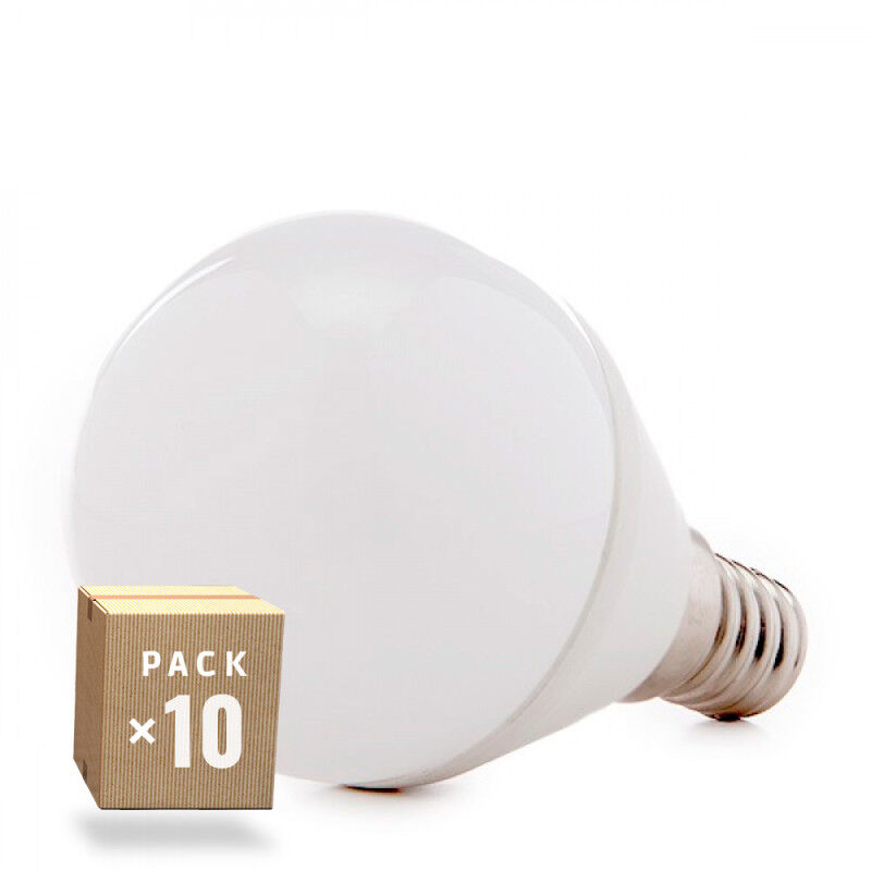Image of Pacchetto 10 Lampadine LEDs 2835SMD E14 5W 410Lm 40.000H - Bianco caldo