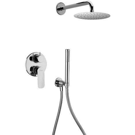 Pacchetto doccia completo di soffione e miscelatore colore cromo Paini Nove 09CR433D Cromo - Cromo