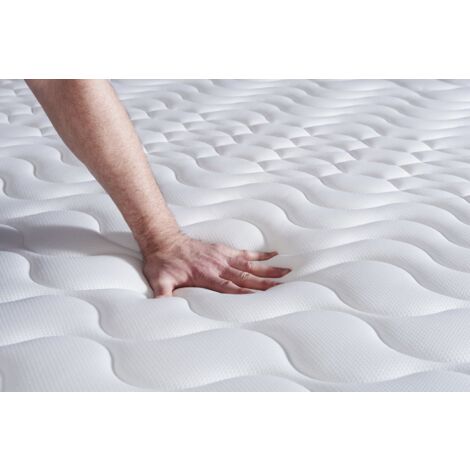 Pacchetto letto completo - Materasso 200x200cm + Box spring con doghe (kit) + 2 cuscini + Piumino - Actilatex Life