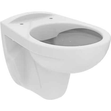 Pacchetto vaso combinato EUROVIT 355x520x350 mm bianco senza brida, con chiusura ammortizzata IDEAL STANDARD