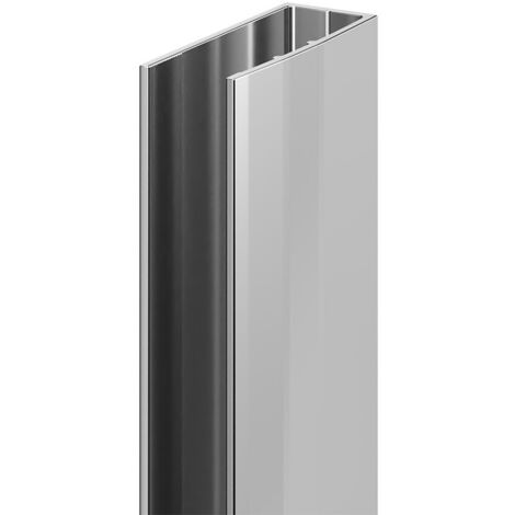 Pacco 10mm Polished Chrome 2000mm Decorative End Profile