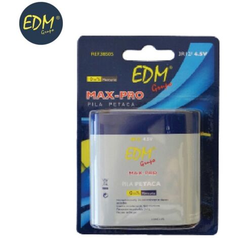 Pacco batteria EDM a lunga durata - 3lr12 4,5v blister 1 unità 62x22x67mm