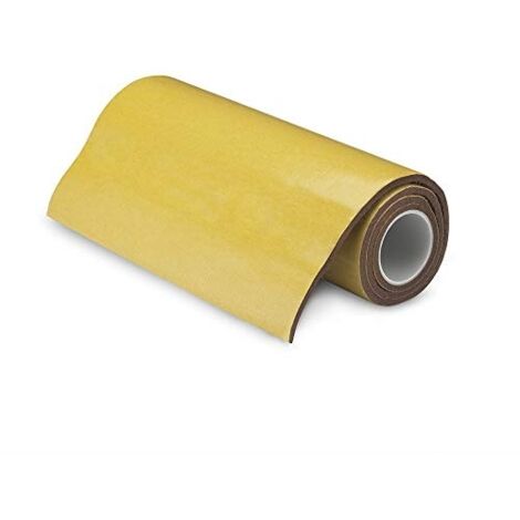Pacco da 1 pattino in feltro marrone sintetico adesivo 200x500mm Plasfix Inofix