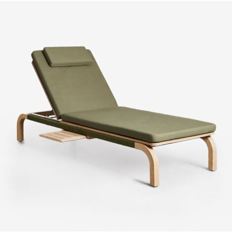Pacco di 2 lettini in legno di acacia Dubai SKLUM            