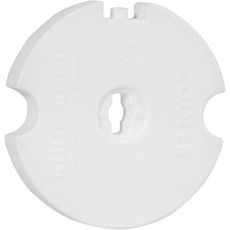 Pacco di ghiaccio APS, bianco, altezza 25 mm, ø 150 mm