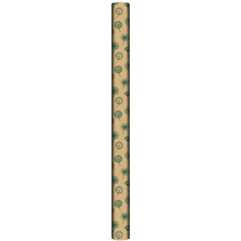 Pacco regalo in kraft stampato 200x70cm - Verde - Feeric lights & christmas