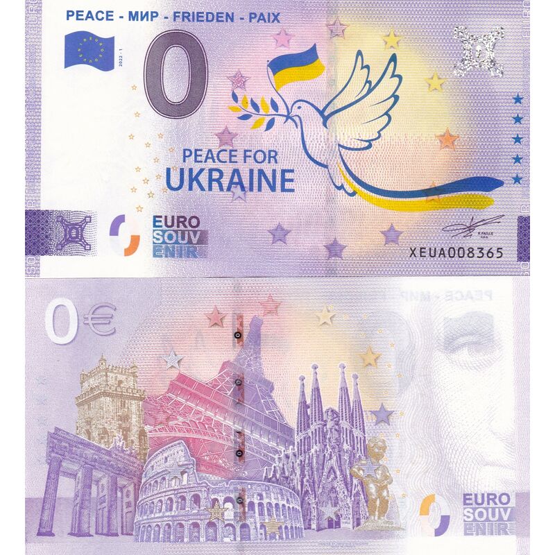 Pace originale per ucraina 0 banconote in carta