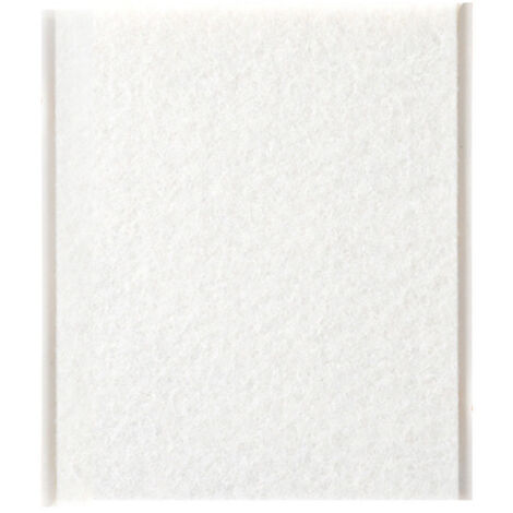 Pack 1 feutre synthétique blanc adhésif 100x85mm Plasfix INOFIX