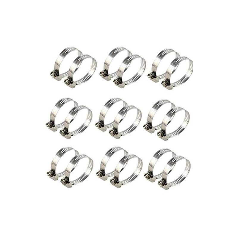 

Pack 10 Abrazadera metálica para tubos de 156mm. Recomendado para mangueras Layflat