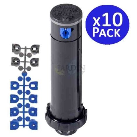 Pack 10 Aspersor de riego aéreo Hunter PGP-00 3/4''  Alcance 4,9-14 m  Aspersor versátil para jardines