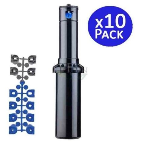 Pack 10 Aspersor de Riego Hunter PGP-04 3/4''  Alcance 6,4 a 15,8 metros  Aspersor de Turbina ajustable PGP Ultra