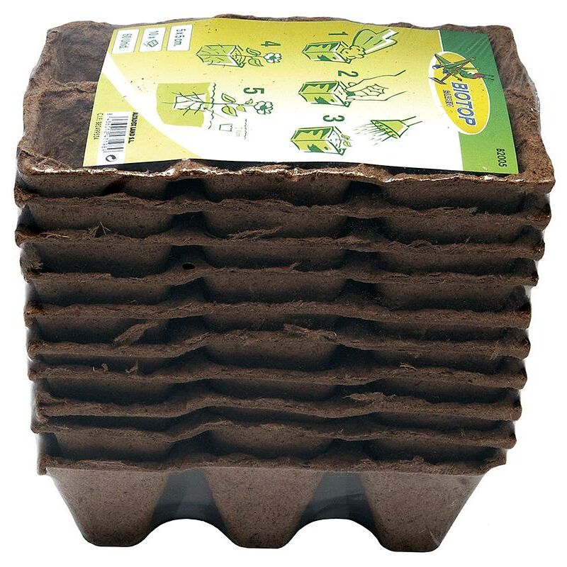 

Pack 10 bandejas de 6 macetas 5x5