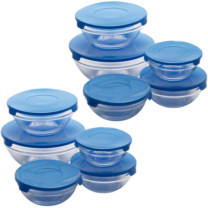 

Pack 10 boles con tapa de cristal en color azul San Ignacio Energy