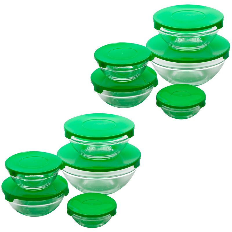 

Pack 10 boles con tapa de cristal en color verde San Ignacio Energy