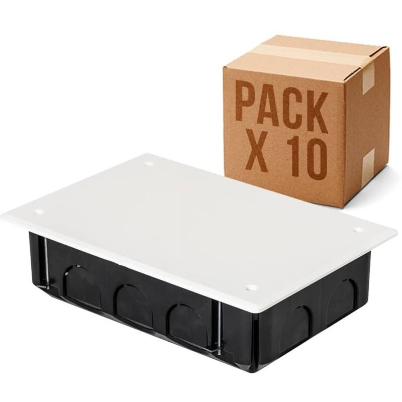 

Pack 10 Cajas de empotrar pladur 206x136