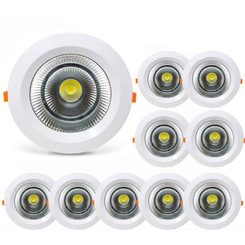 

Pack 10 Downlight LED Redondo SUNT 40W con 3800 Lm. 4500K Blanco Neutro