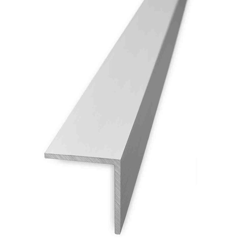 

Pack 10 unidades. angulo Aluminio 20x20 - 20mm anch. 20mm alt. 3m larg.