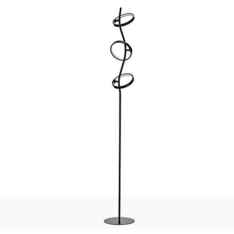 Lampadaire led en aluminium 'garland hollywood' - 15W - Lumière - Noir Lampadaire led en aluminium 'garland hollywood' - 15W - Lumière - Noir