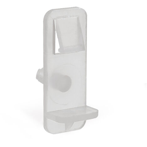 Pack 100 Soportes para Muebles  Fabricado en Plástico  Acabado en Transparente 100 Unidades -