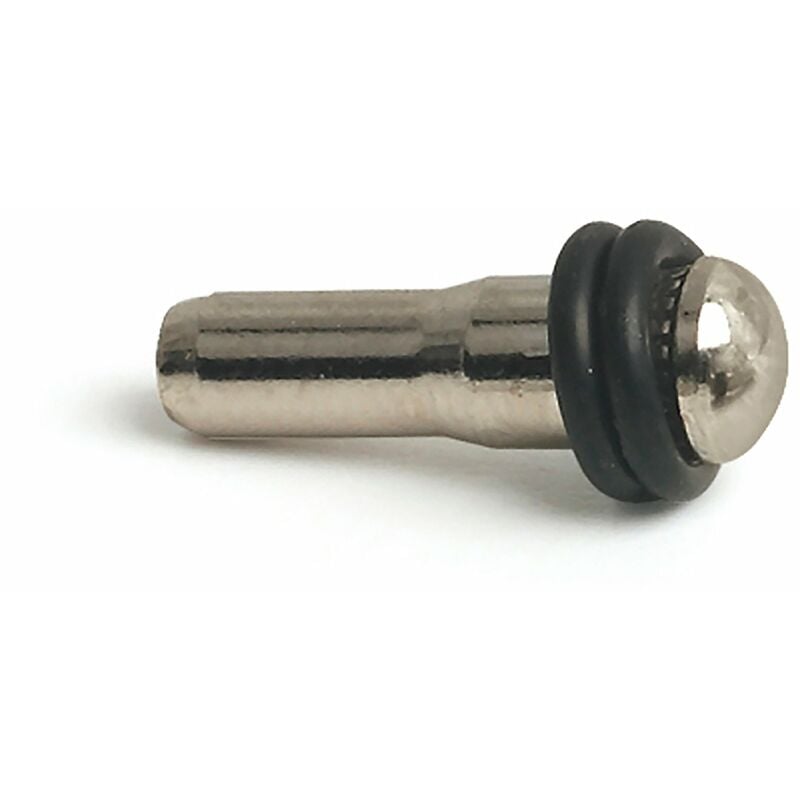 REI - Pack 100 Supports en Verre pour Meubles Fait de fer Finition zinguée au nickel 100 unités - talla