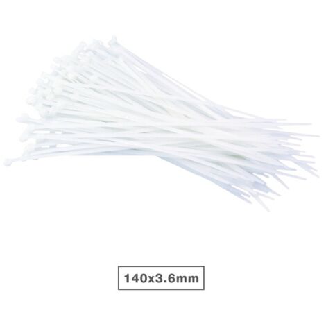 Pack 100 Unidades Bridas 140x3.5mm Natural GSC 000900084