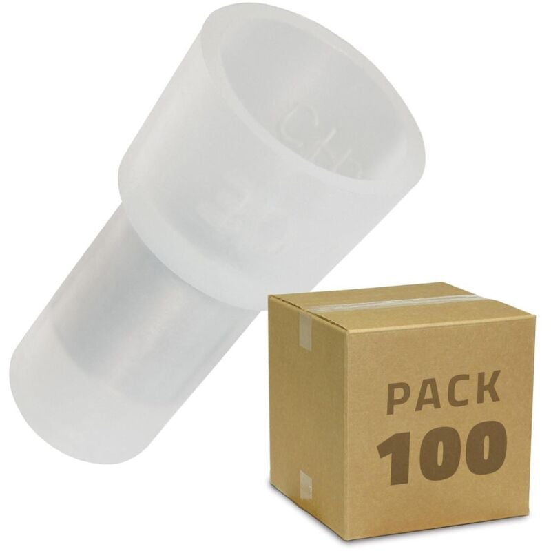 

Efectoled - Pack 100 Unidades Empalme Ciego para Conexiones Finales de Cable -