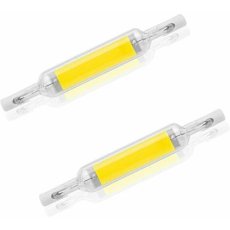 Pack 10W 78mm R7S LED Light Bulbs Dimmable Cool White 6000-6500K 100W Halogen J78 Replacement, Double Ended R7S Base Tube, 360 Beam Angle, Energy Saving.