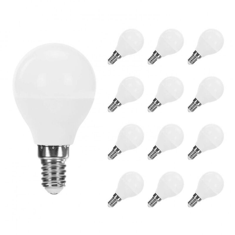 

Orion91 - Pack 12 Bombillas LED Esférica E14 6W Equi.40W 470lm Raydan Home Temperatura - 3000K