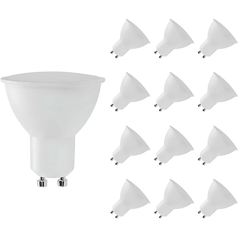 

Pack 12 Bombillas LED GU10 Spotlight 8W Equi.60W 700lm Raydan Home Temperatura - 3000K
