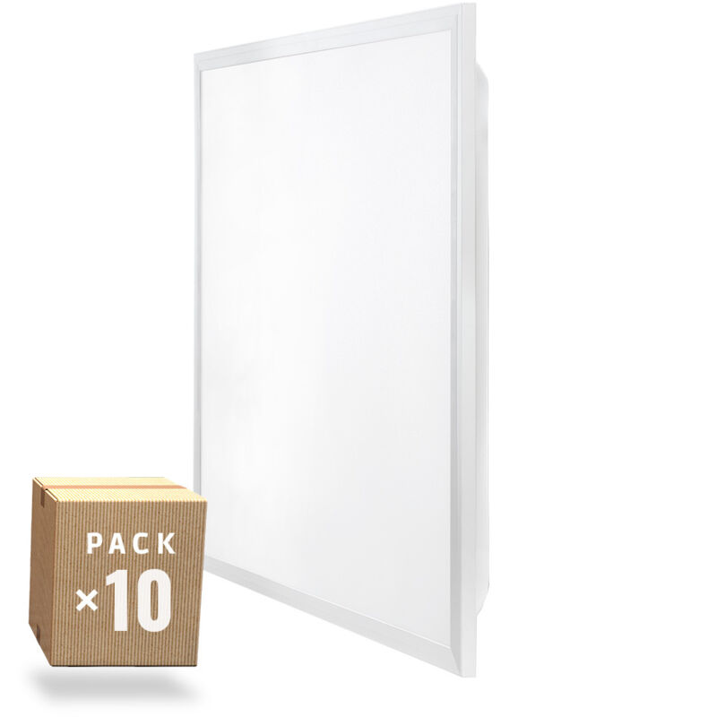 Pack 10 Panneau led 40W 4400Lm 4200ºK 60x60Cm Treillis UGR19 40 000H [HO-PG-600x600-40W-W-PK10]