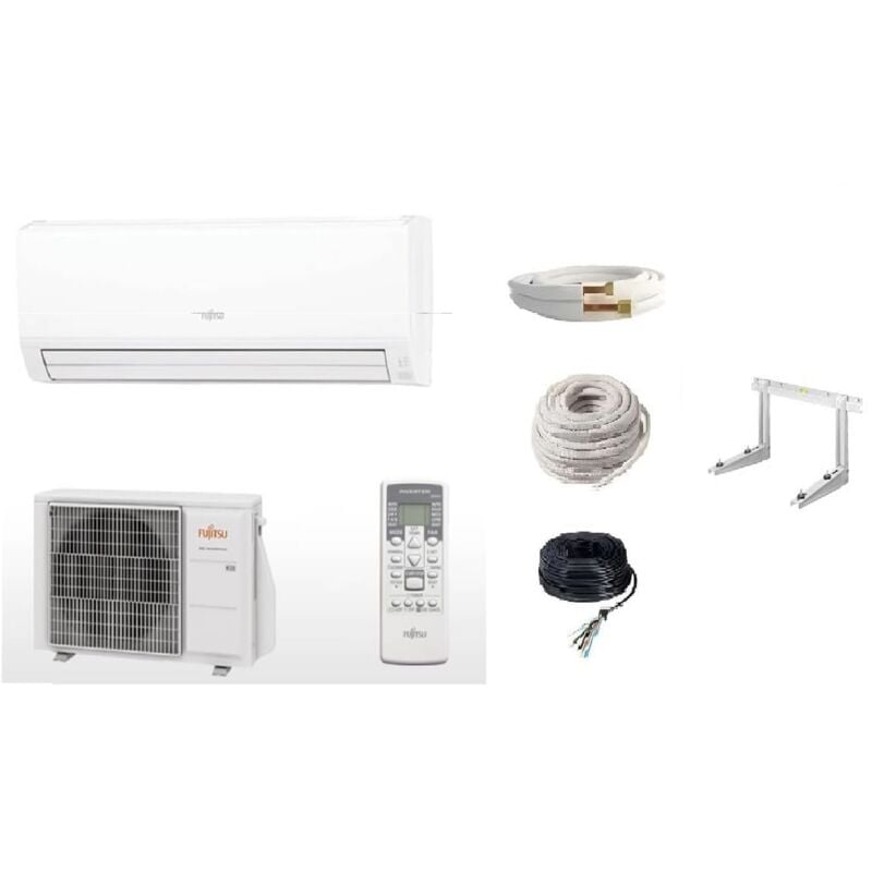 Atlantic Fujitsu - Pack 15 mètres Climatisation atlantic takao 5200w M1 initiale ( 52m2max )