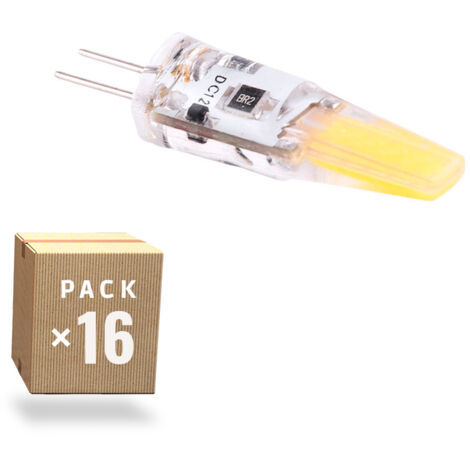 Pack 16 Bombilla LED G4 12 X SMD2835 12V Ac/Dc 3W 270Lm 30.000H