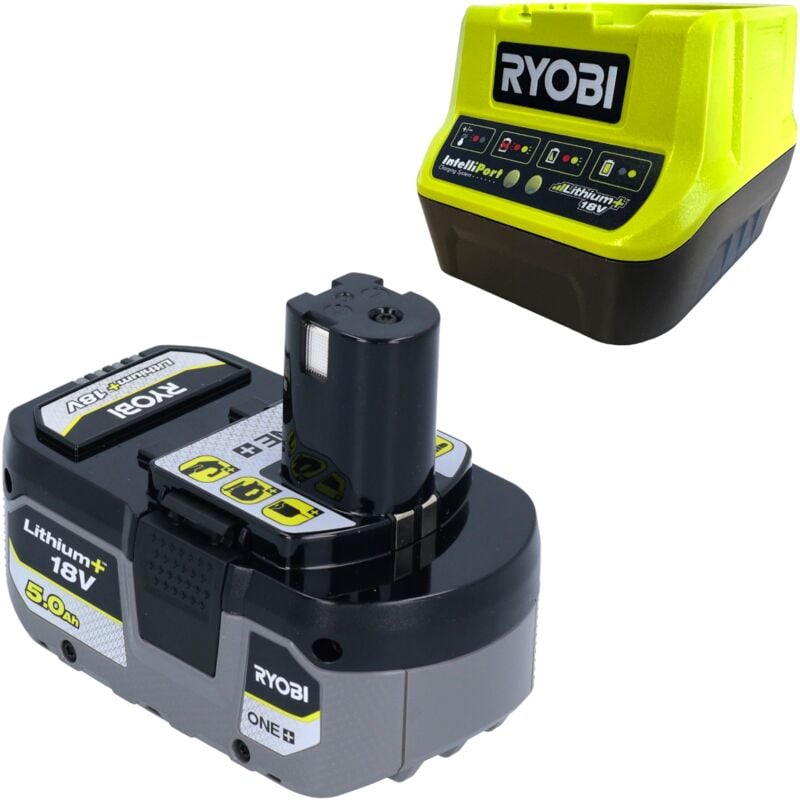 RC18120-150X Kit de démarrage avec 1x RB18L50 batterie 18 v 5,0 Ah et RC18120 batterie chargeur rapide - Ryobi
